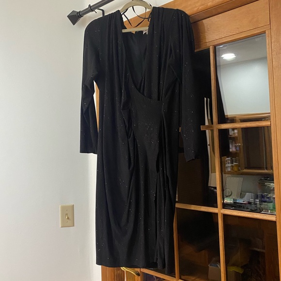 Calvin Klein Dresses & Skirts - Calvin Klein allover glitter surplice cocktail dress